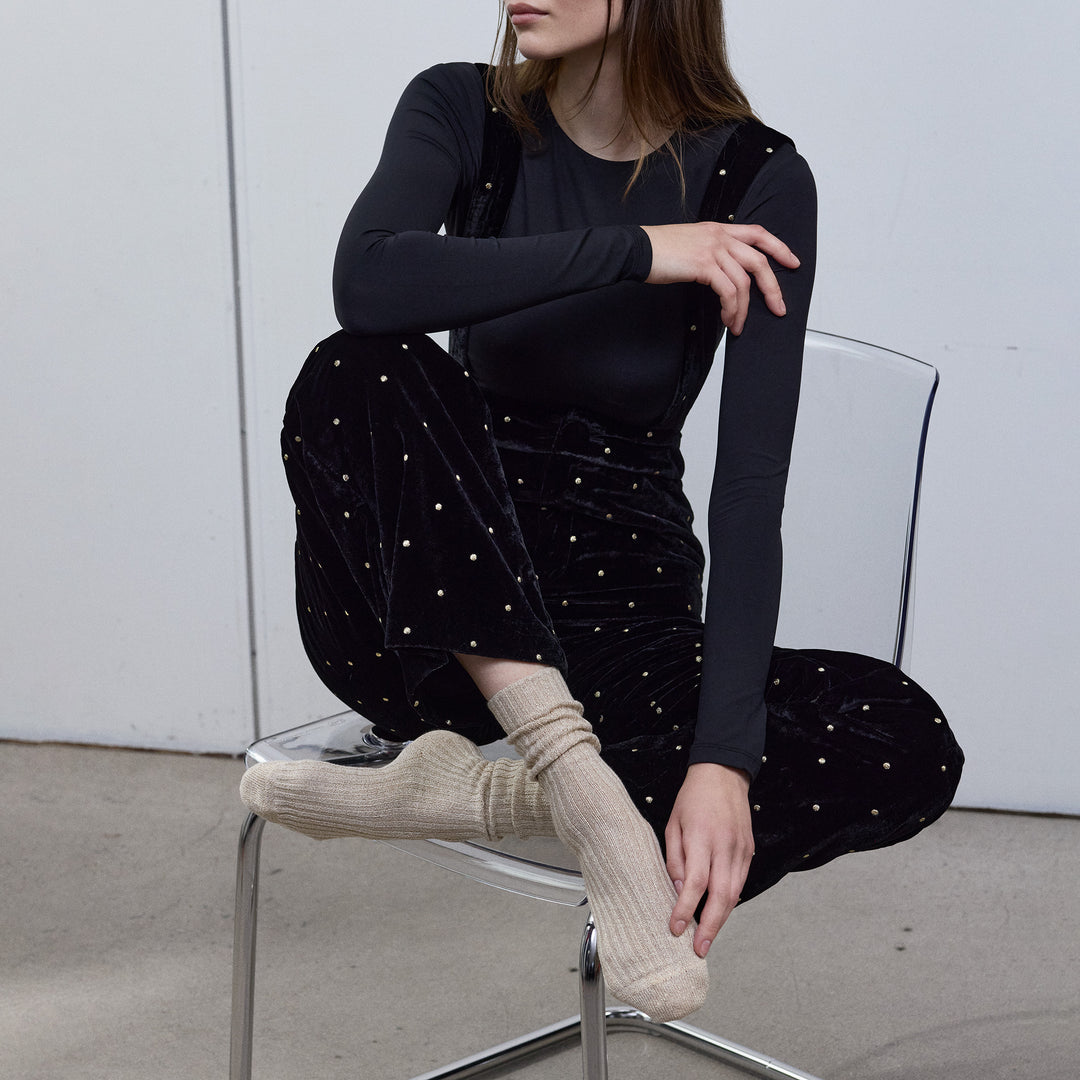 Mia Cotton Sock, Caramel toffee