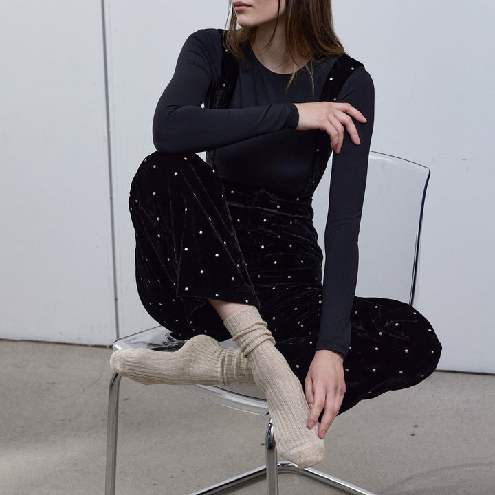 Mia Cotton Sock, Caramel toffee