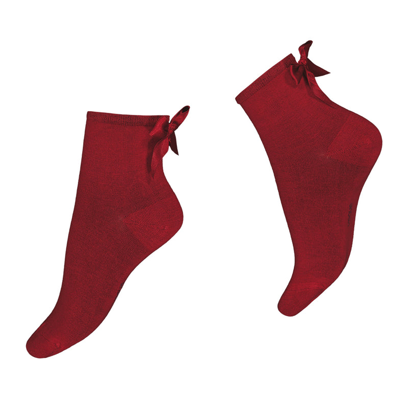 Brielle Bamboo Short Sock, Röd