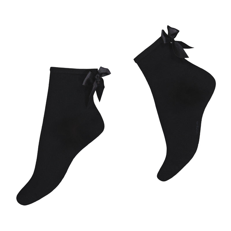 Brielle Bamboo Short Sock, Svart