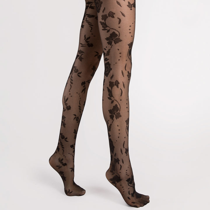 Flores, 20 den, Svart