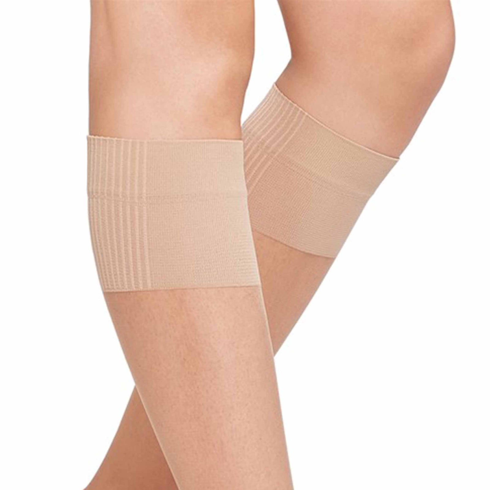 Hudfärgade knästrumpor
